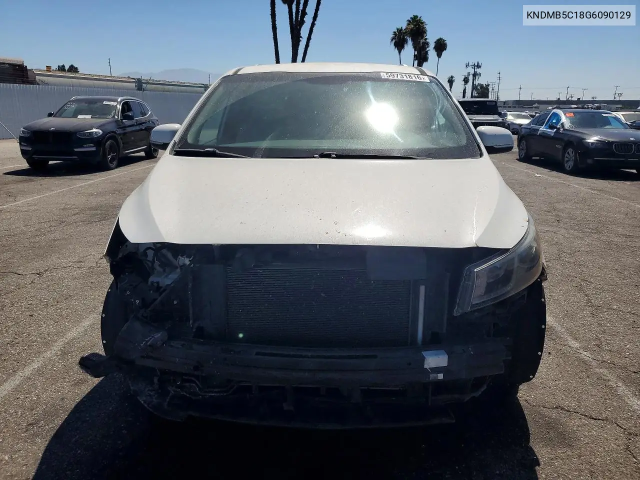 2016 Kia Sedona Lx VIN: KNDMB5C18G6090129 Lot: 59731816