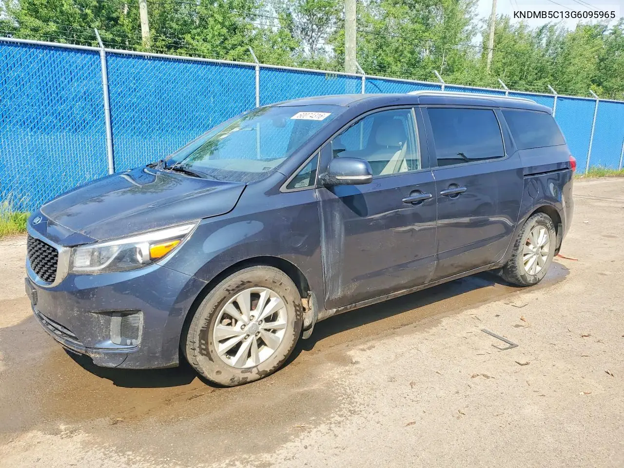 2016 Kia Sedona Lx VIN: KNDMB5C13G6095965 Lot: 60074316