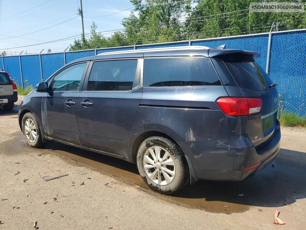 2016 Kia Sedona Lx VIN: KNDMB5C13G6095965 Lot: 60074316