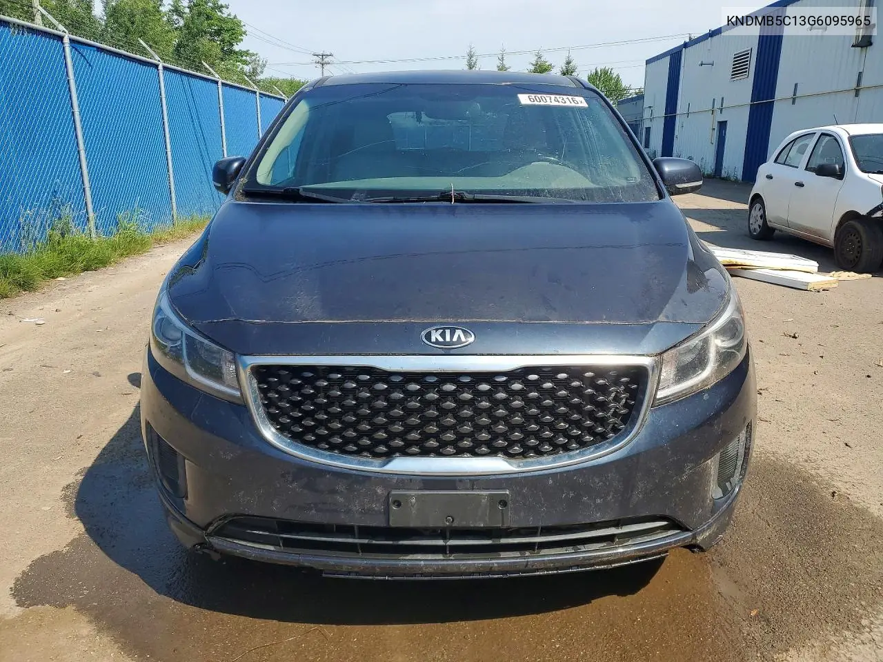 2016 Kia Sedona Lx VIN: KNDMB5C13G6095965 Lot: 60074316