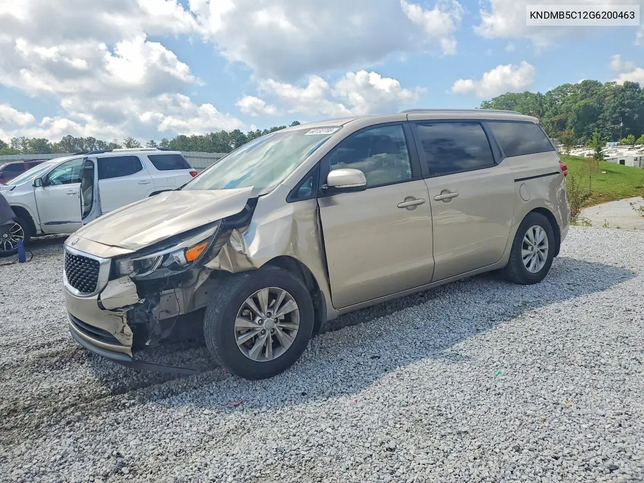 2016 Kia Sedona Lx VIN: KNDMB5C12G6200463 Lot: 60132766