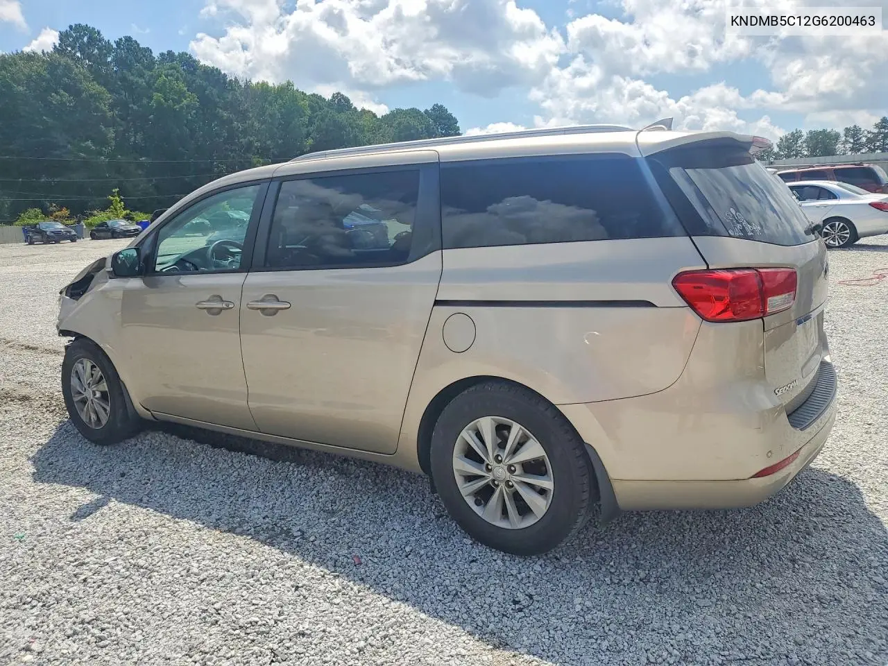 2016 Kia Sedona Lx VIN: KNDMB5C12G6200463 Lot: 60132766