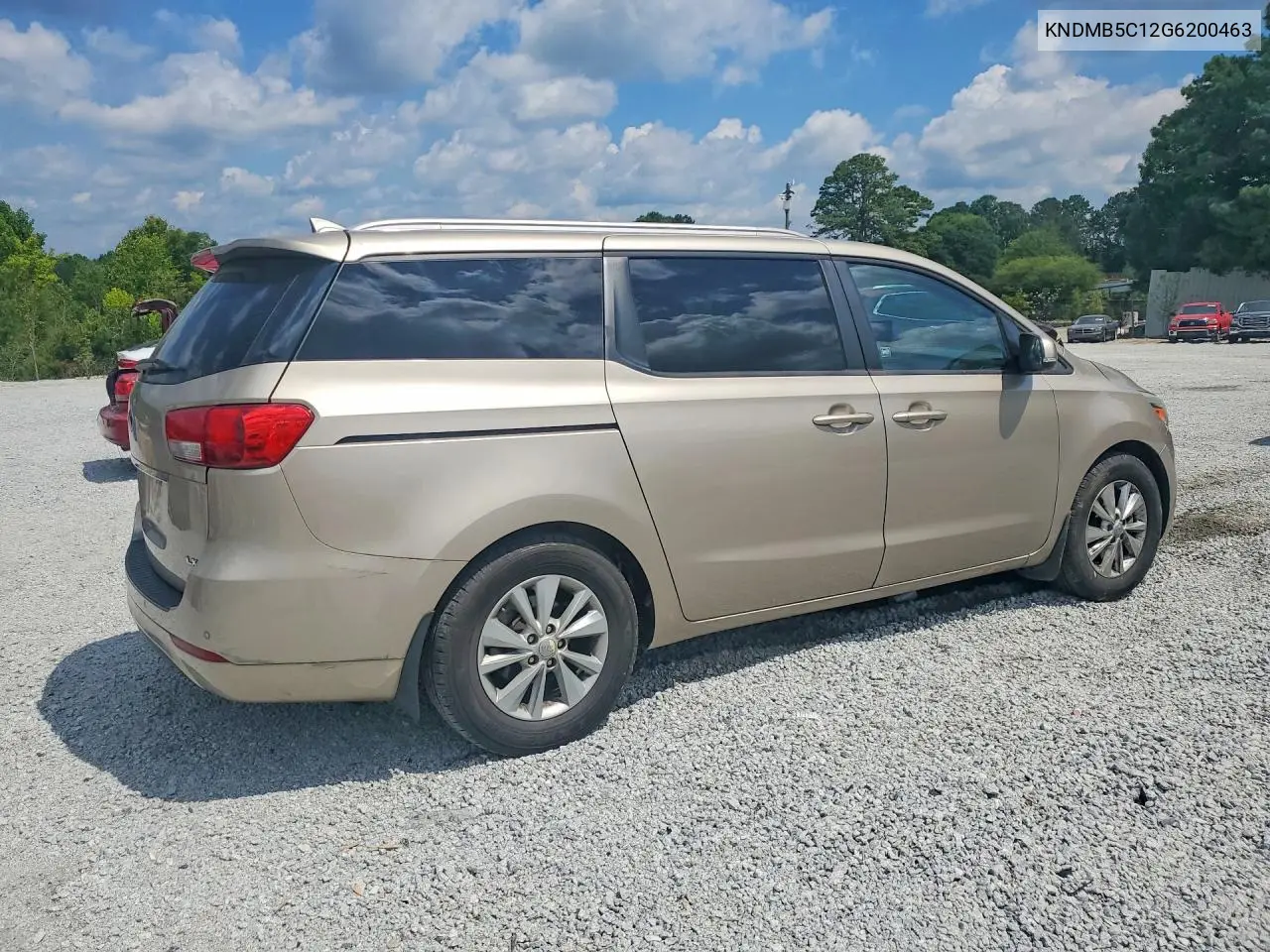 2016 Kia Sedona Lx VIN: KNDMB5C12G6200463 Lot: 60132766
