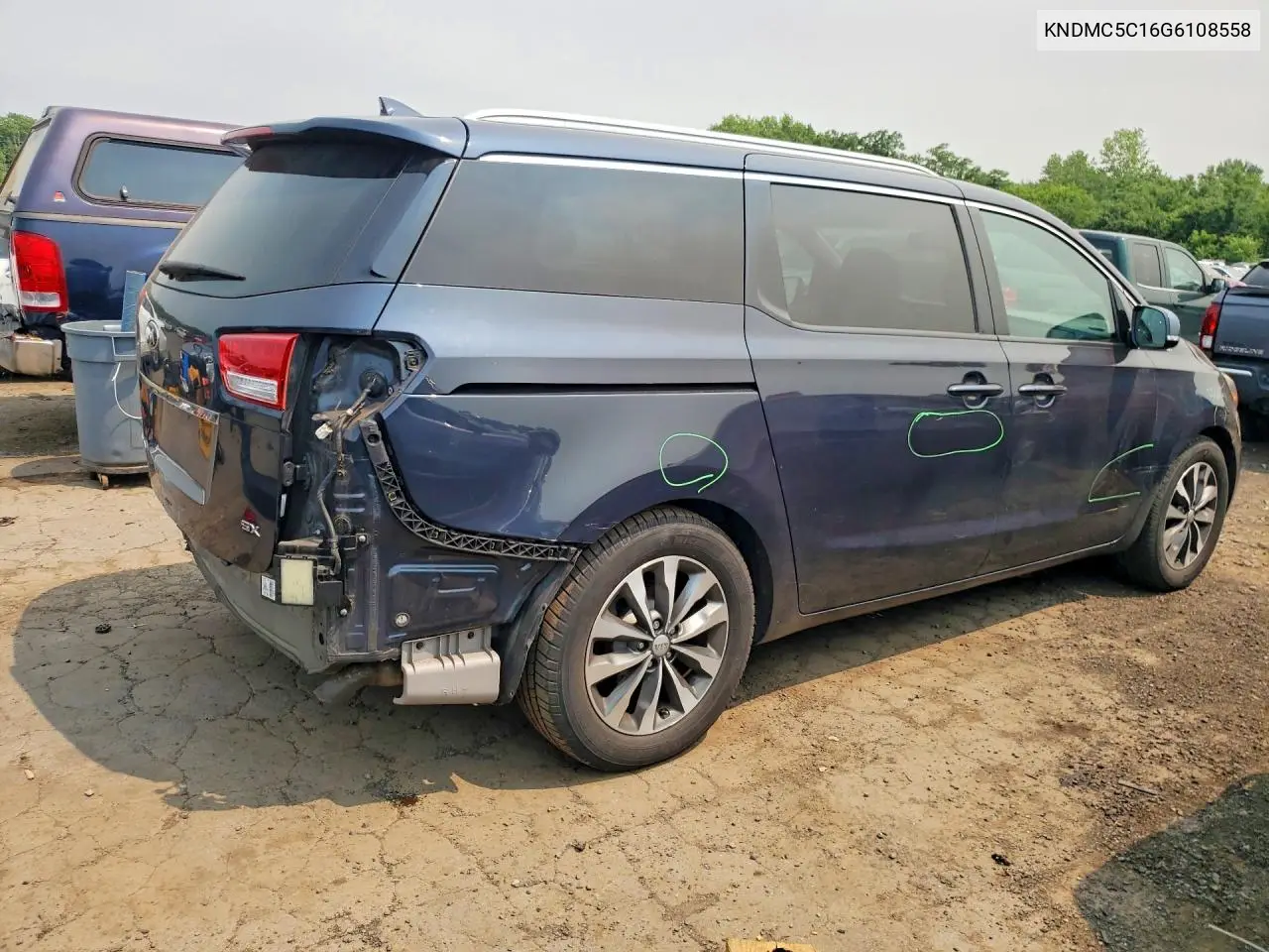 2016 Kia Sedona Sx VIN: KNDMC5C16G6108558 Lot: 60139686