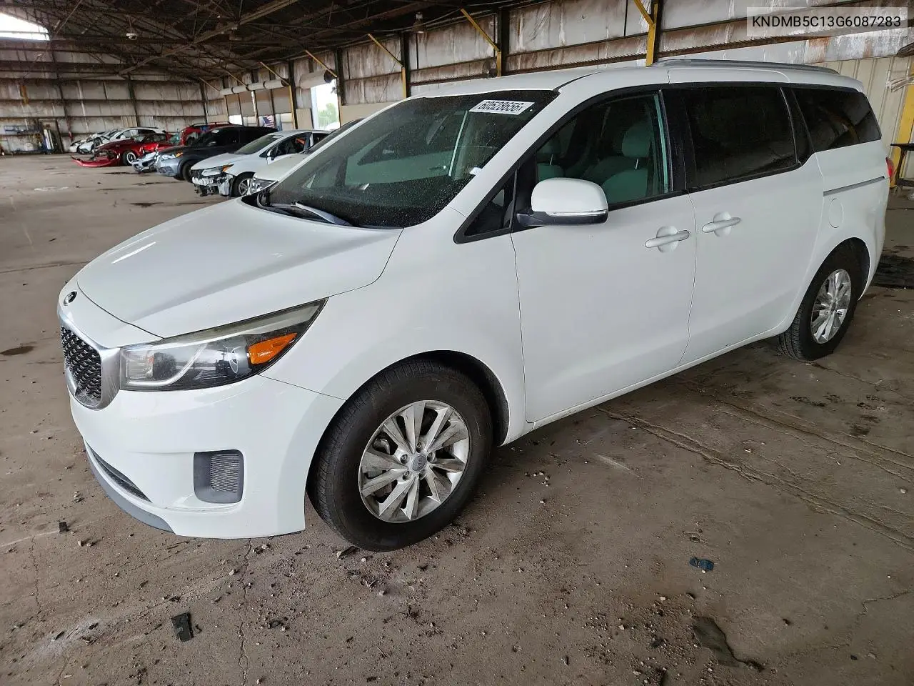 2016 Kia Sedona Lx VIN: KNDMB5C13G6087283 Lot: 60528656