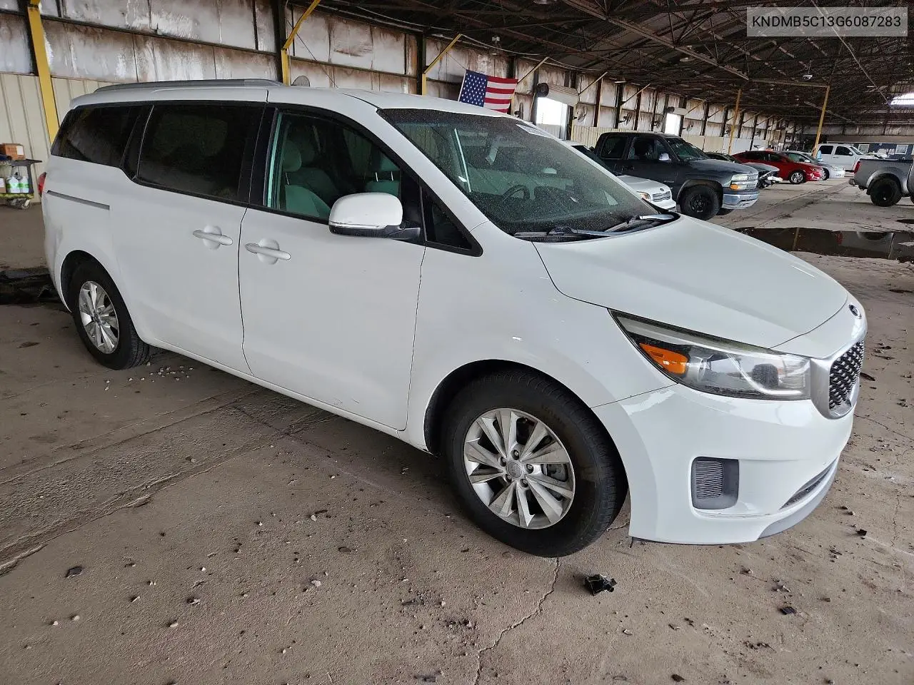 2016 Kia Sedona Lx VIN: KNDMB5C13G6087283 Lot: 60528656