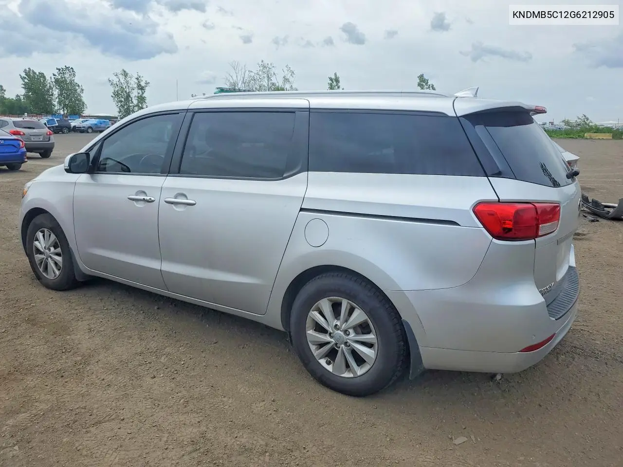 2016 Kia Sedona Lx VIN: KNDMB5C12G6212905 Lot: 60603416