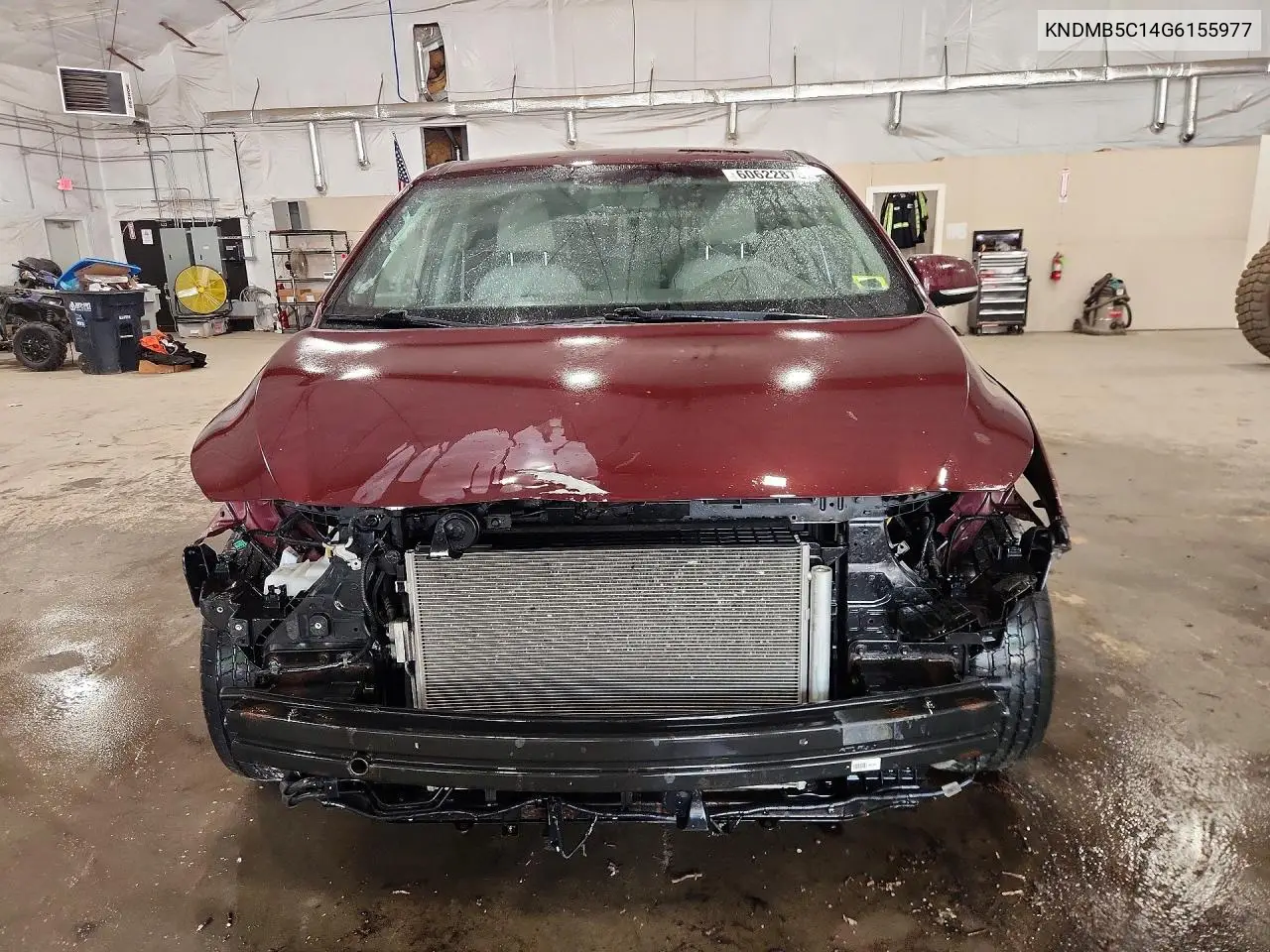 2016 Kia Sedona Lx VIN: KNDMB5C14G6155977 Lot: 60622876