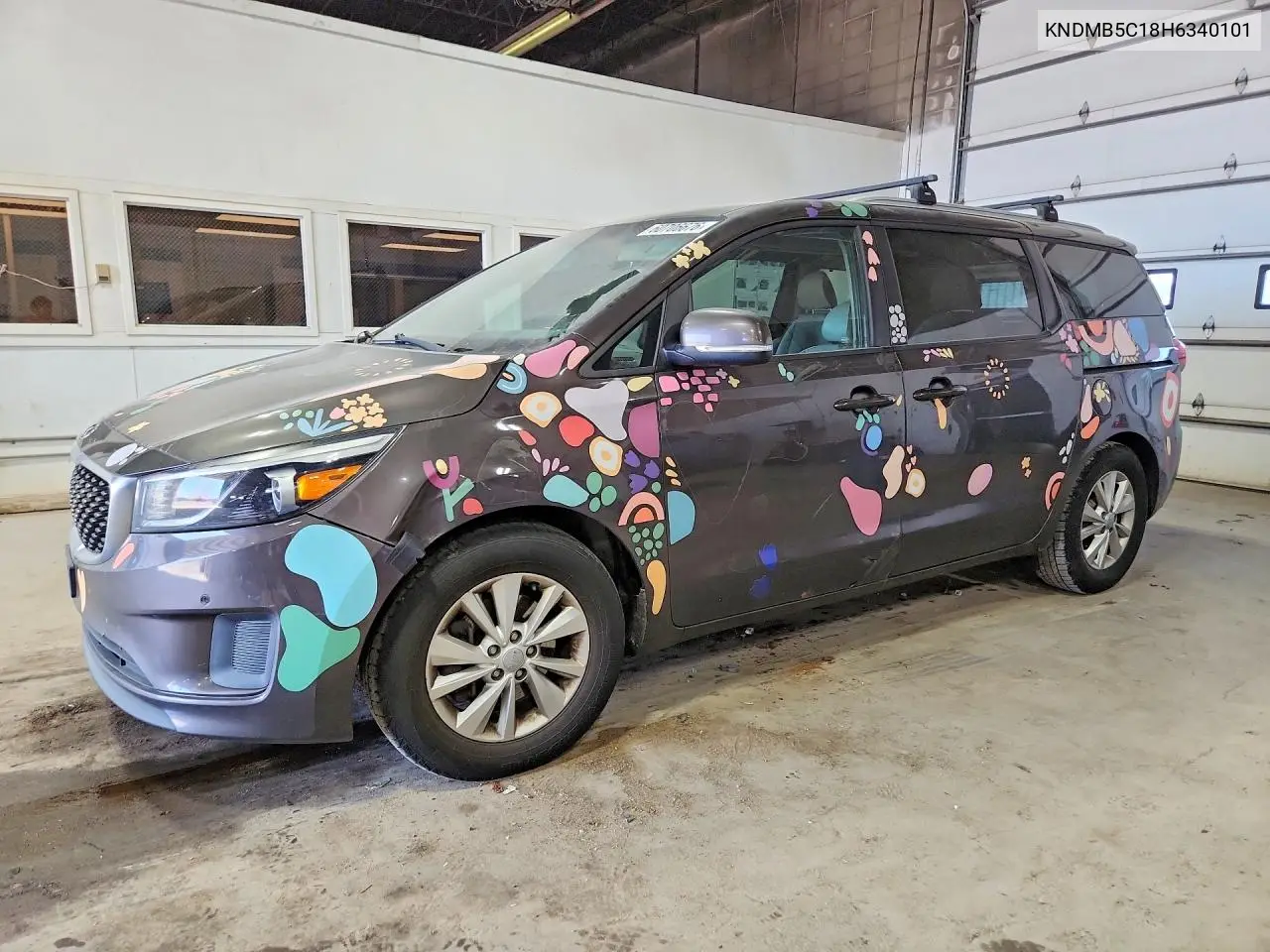 2016 Kia Sedona VIN: KNDMB5C18H6340101 Lot: 60706676