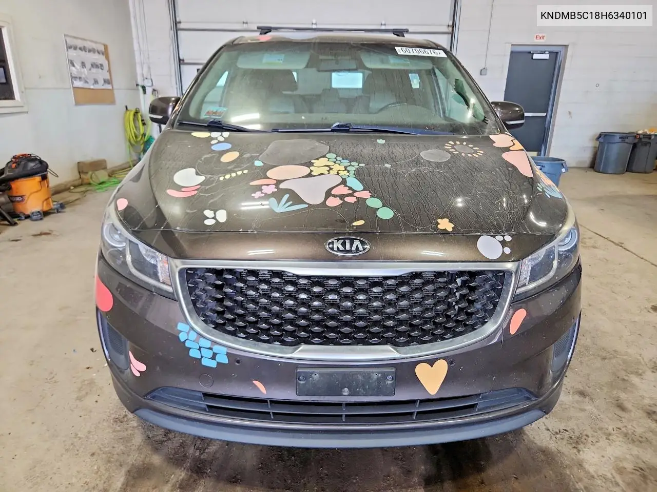 2016 Kia Sedona VIN: KNDMB5C18H6340101 Lot: 60706676