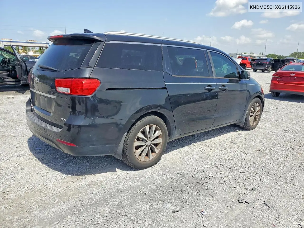 2016 Kia Sedona Sx VIN: KNDMC5C1XG6145936 Lot: 60750486