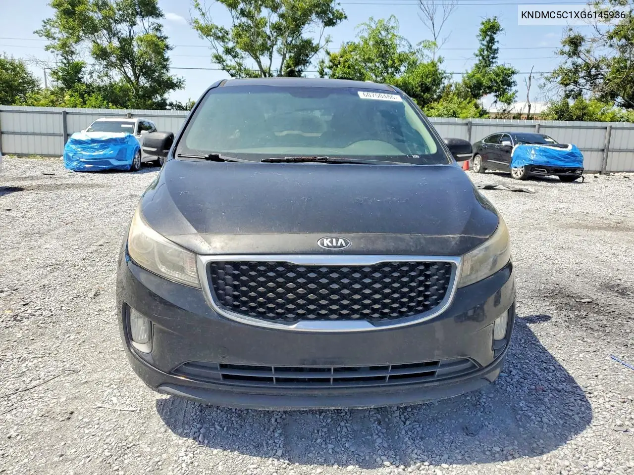 2016 Kia Sedona Sx VIN: KNDMC5C1XG6145936 Lot: 60750486