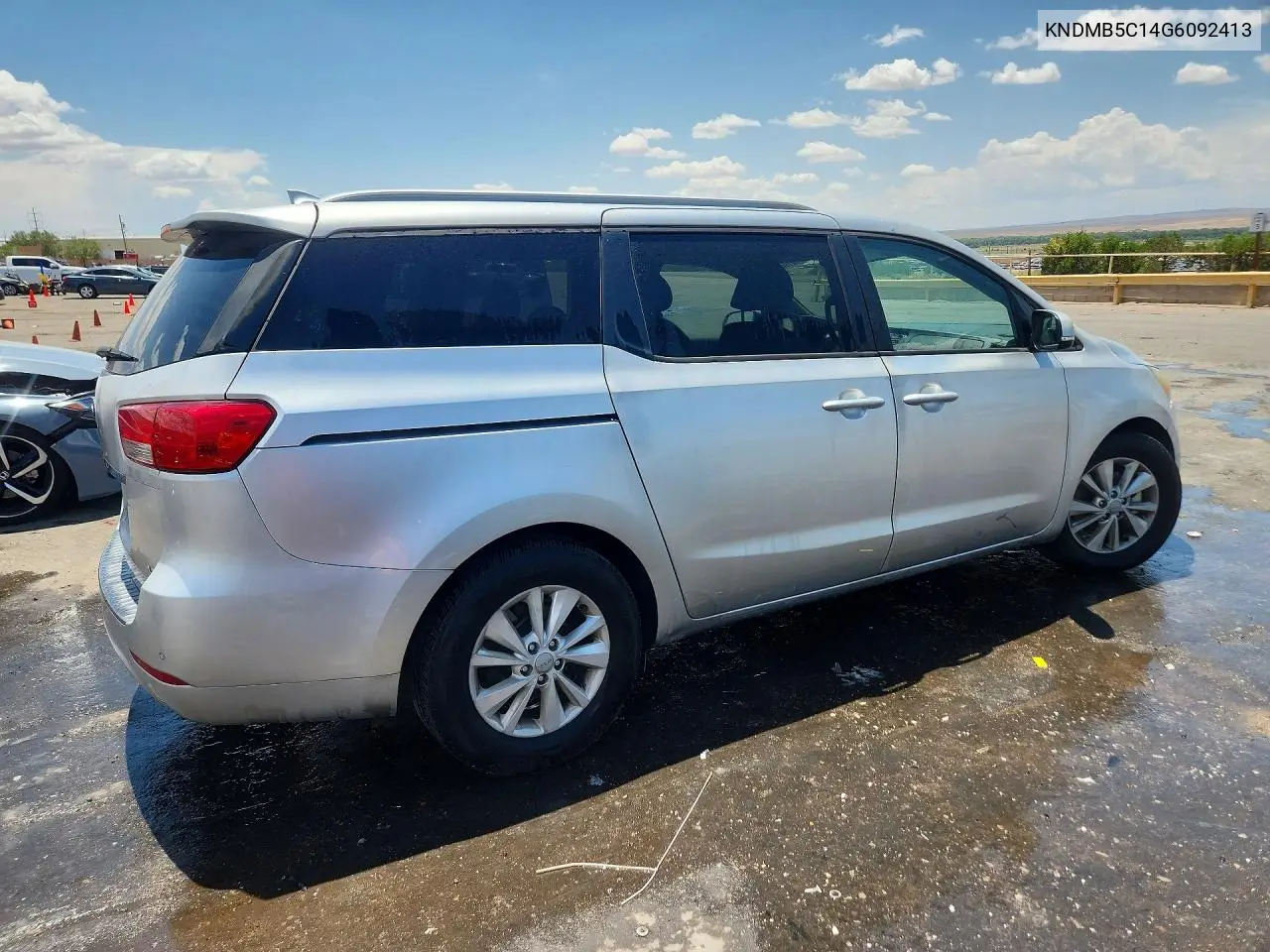 2016 Kia Sedona Lx VIN: KNDMB5C14G6092413 Lot: 61024296