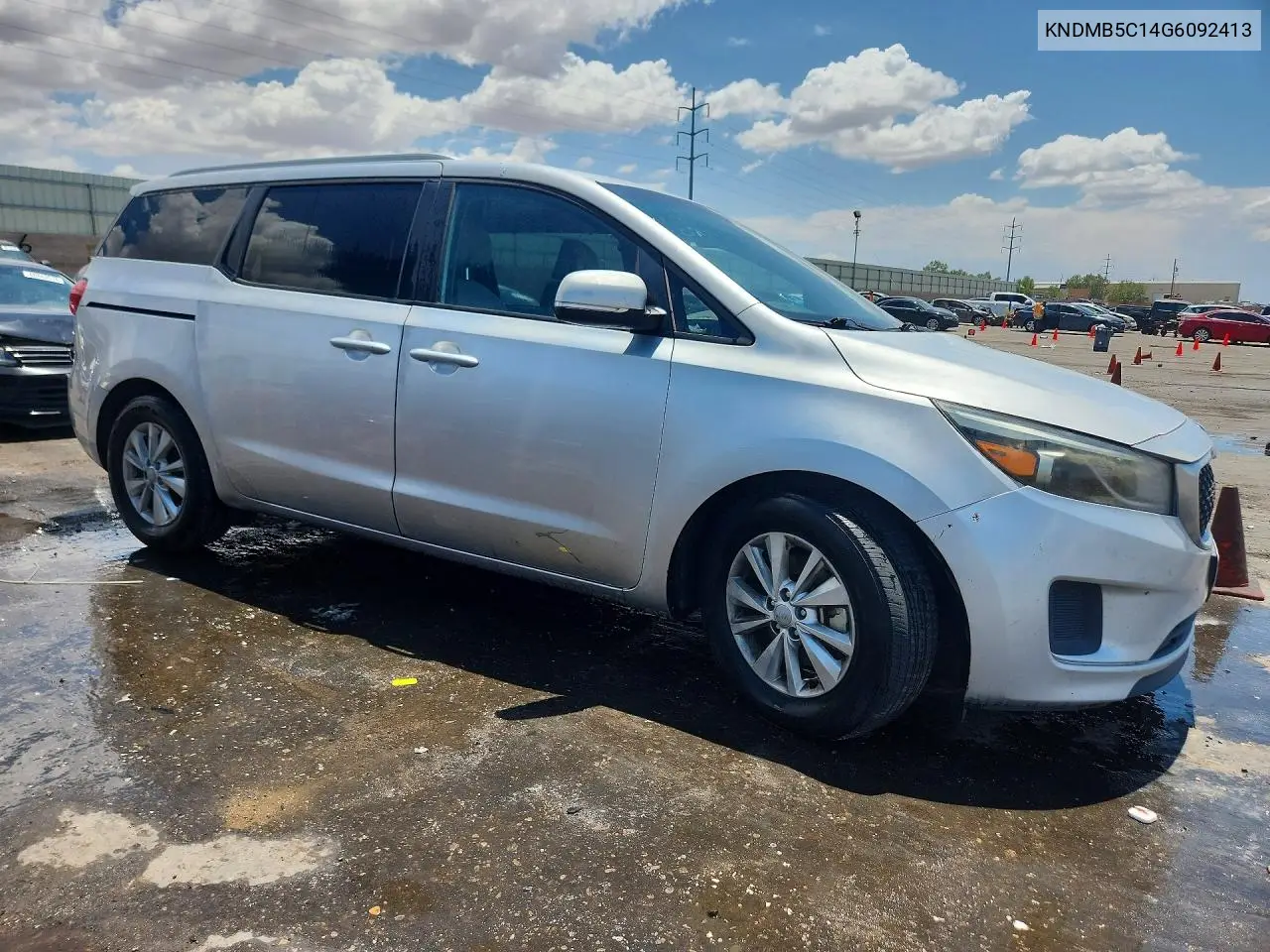 2016 Kia Sedona Lx VIN: KNDMB5C14G6092413 Lot: 61024296