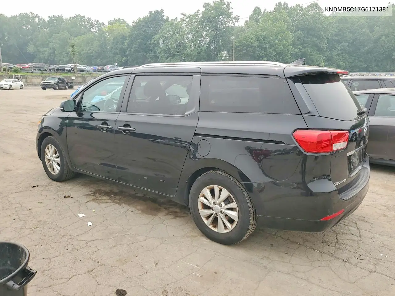 2016 Kia Sedona Lx VIN: KNDMB5C17G6171381 Lot: 61026946