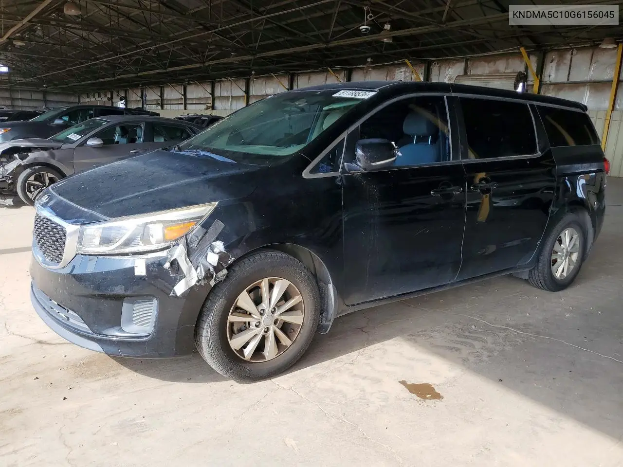 2016 Kia Sedona L VIN: KNDMA5C10G6156045 Lot: 61188836