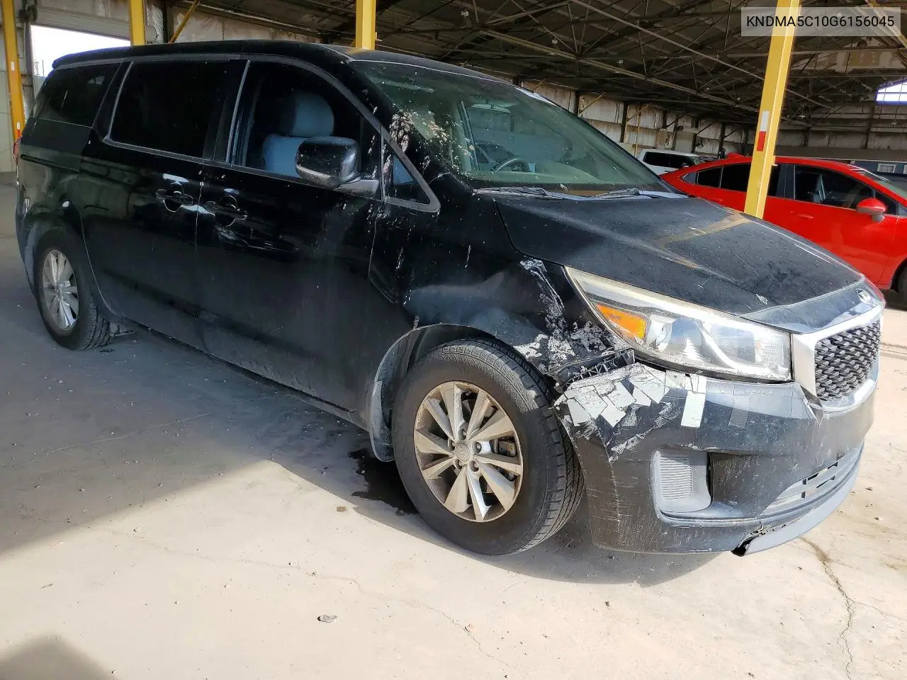 2016 Kia Sedona L VIN: KNDMA5C10G6156045 Lot: 61188836