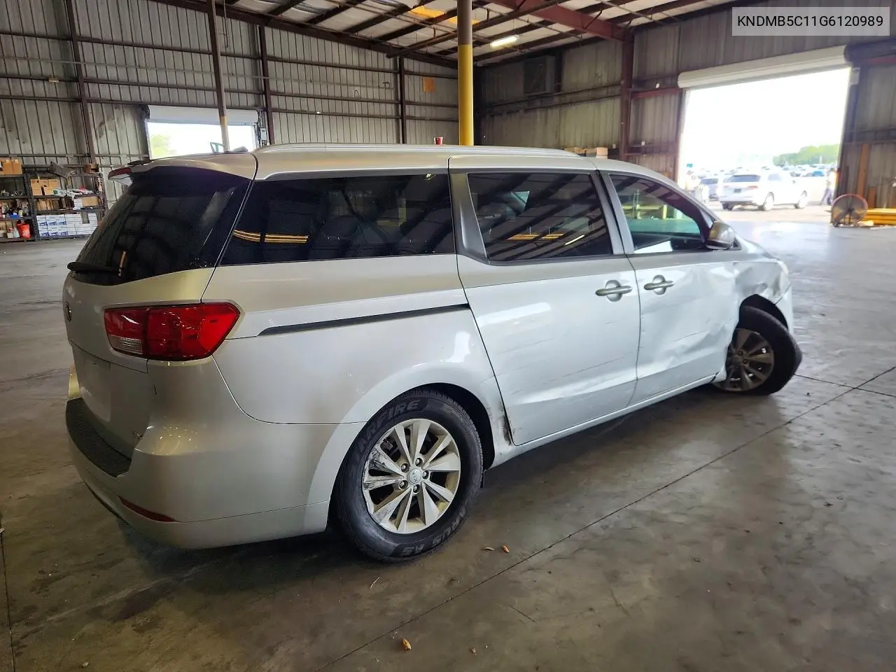 2016 Kia Sedona Lx VIN: KNDMB5C11G6120989 Lot: 61338326