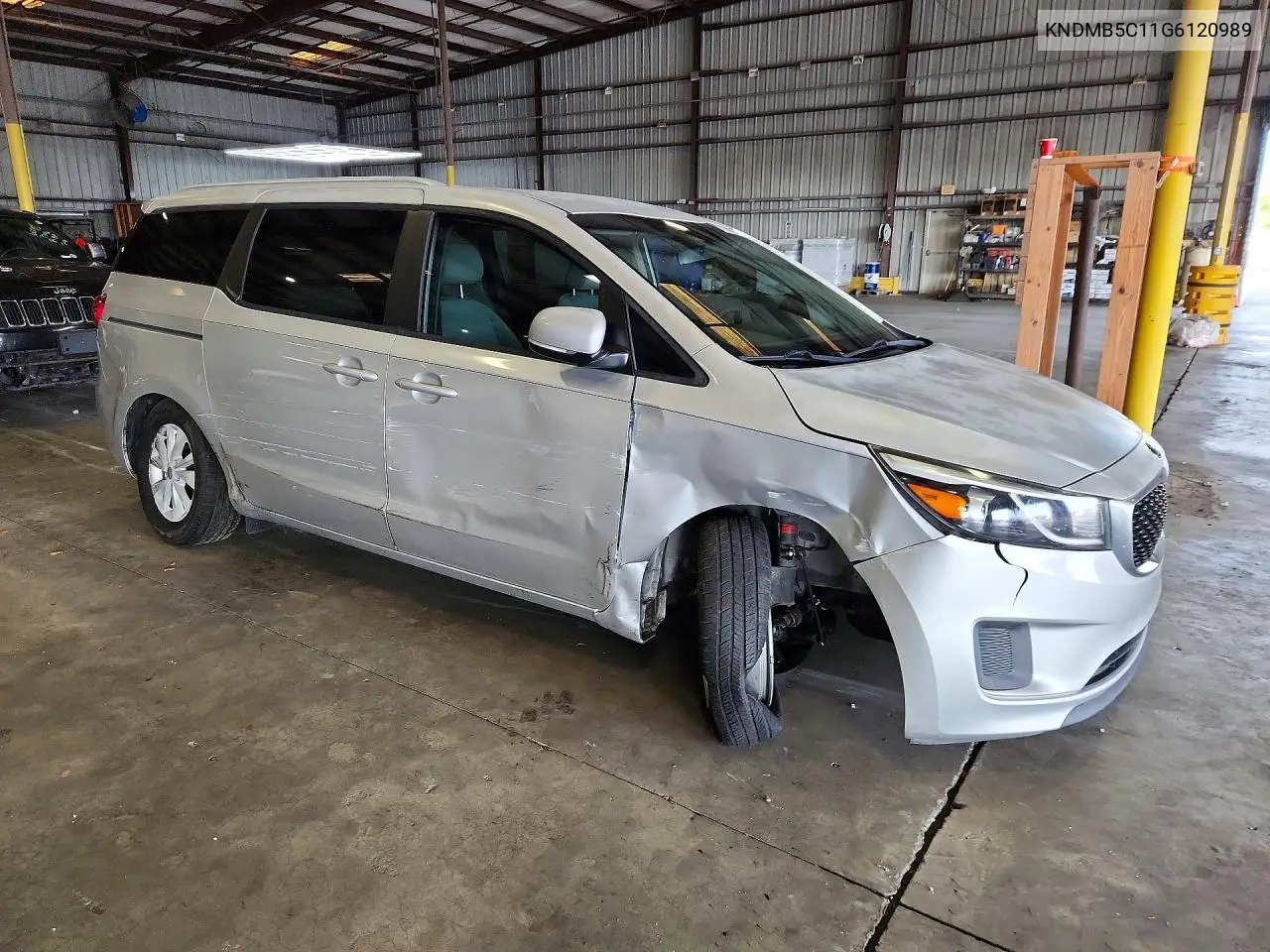 2016 Kia Sedona Lx VIN: KNDMB5C11G6120989 Lot: 61338326