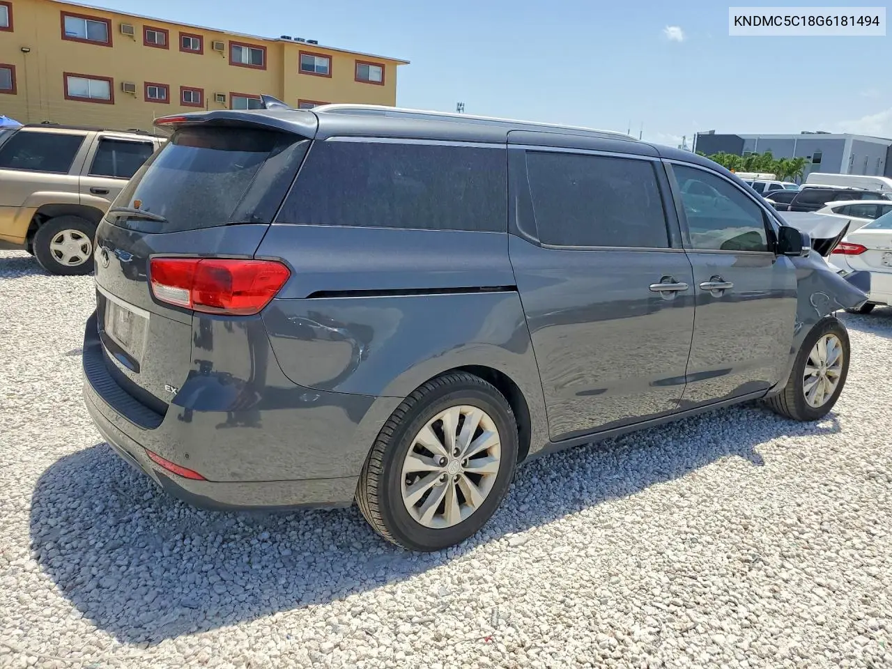 2016 Kia Sedona Ex VIN: KNDMC5C18G6181494 Lot: 61387196