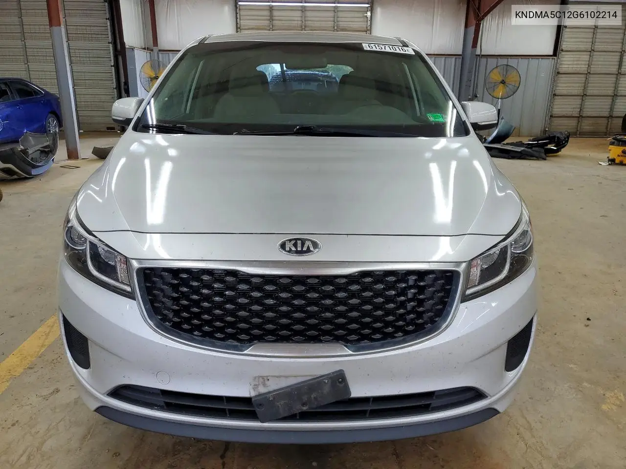 2016 Kia Sedona L VIN: KNDMA5C12G6102214 Lot: 61571016