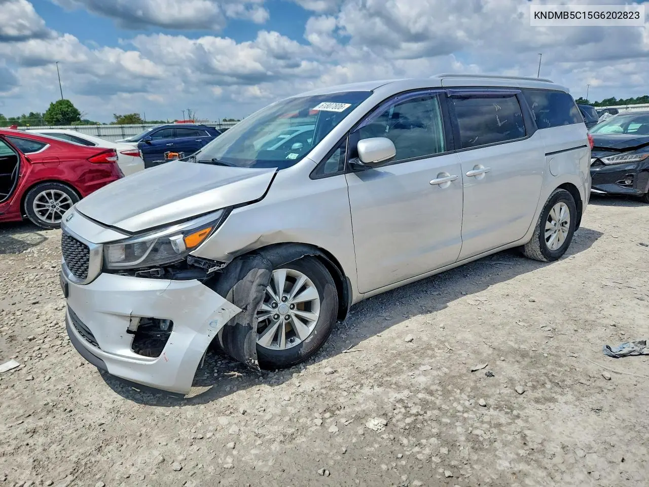 2016 Kia Sedona Lx VIN: KNDMB5C15G6202823 Lot: 61807806