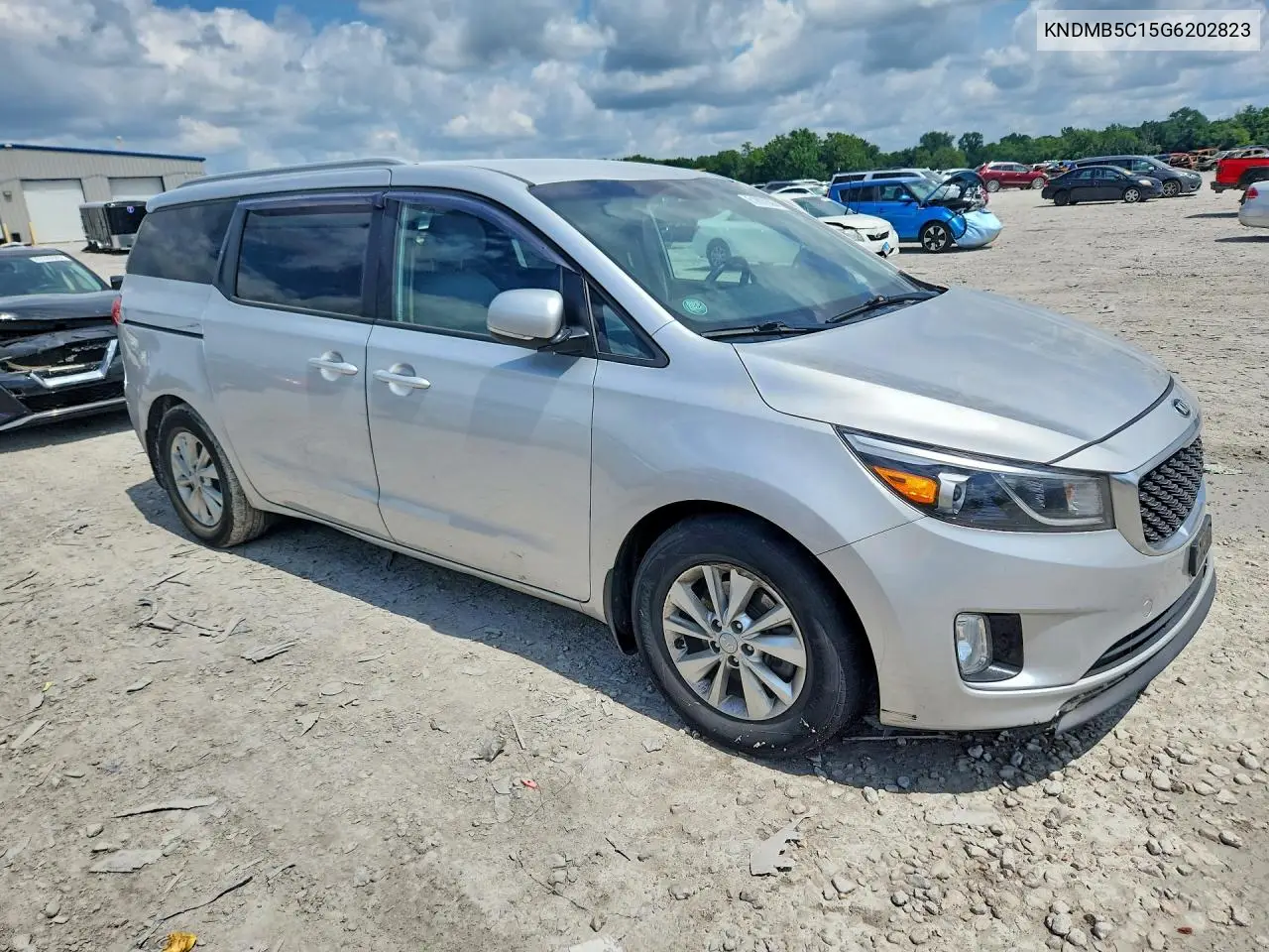 2016 Kia Sedona Lx VIN: KNDMB5C15G6202823 Lot: 61807806