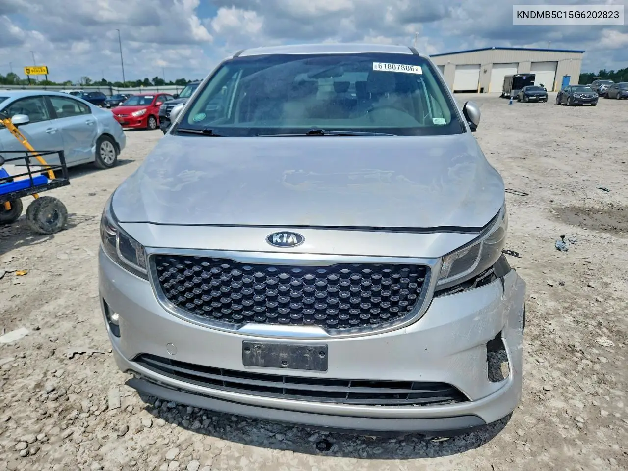 2016 Kia Sedona Lx VIN: KNDMB5C15G6202823 Lot: 61807806