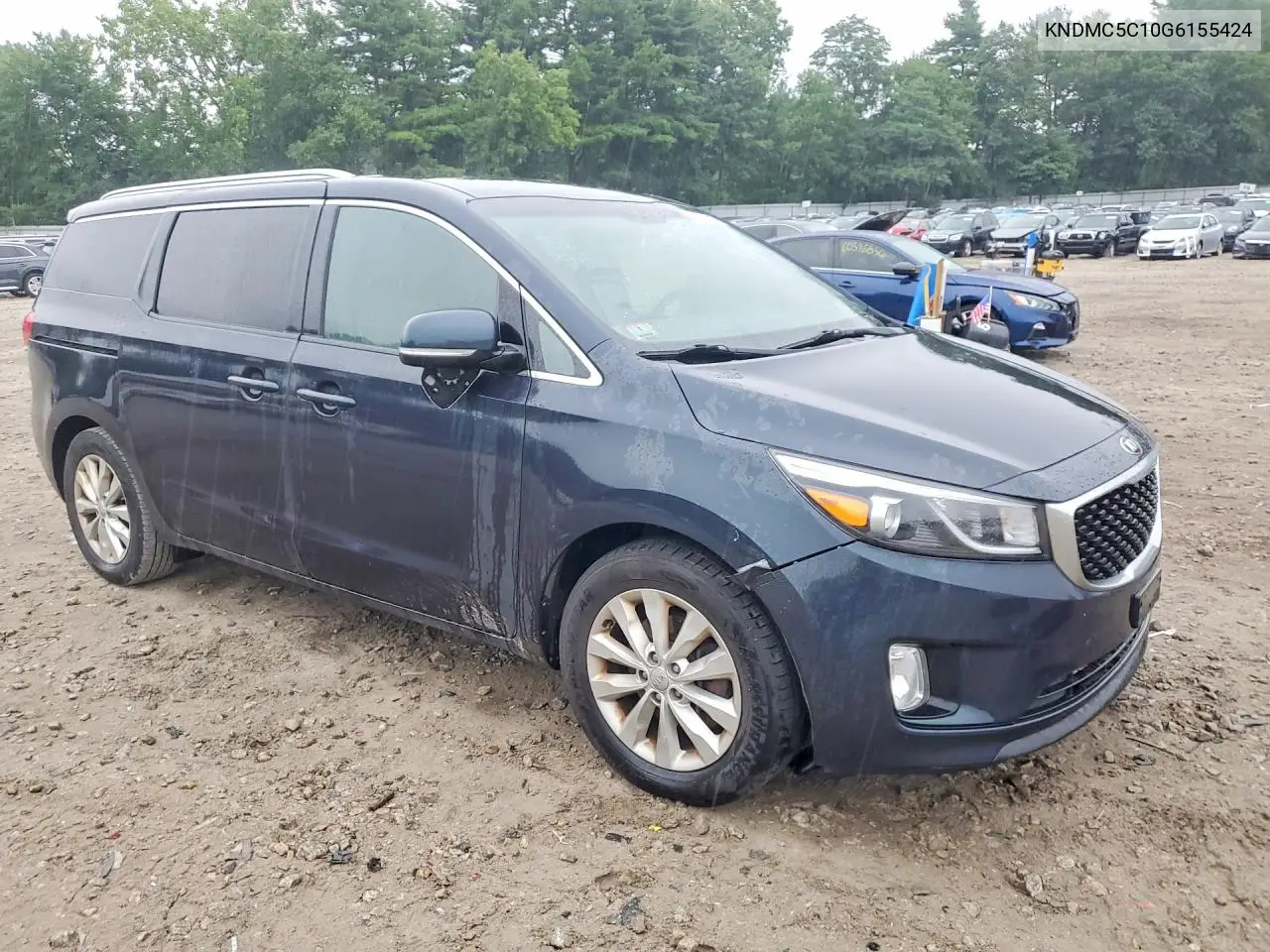 2016 Kia Sedona Ex VIN: KNDMC5C10G6155424 Lot: 61998746