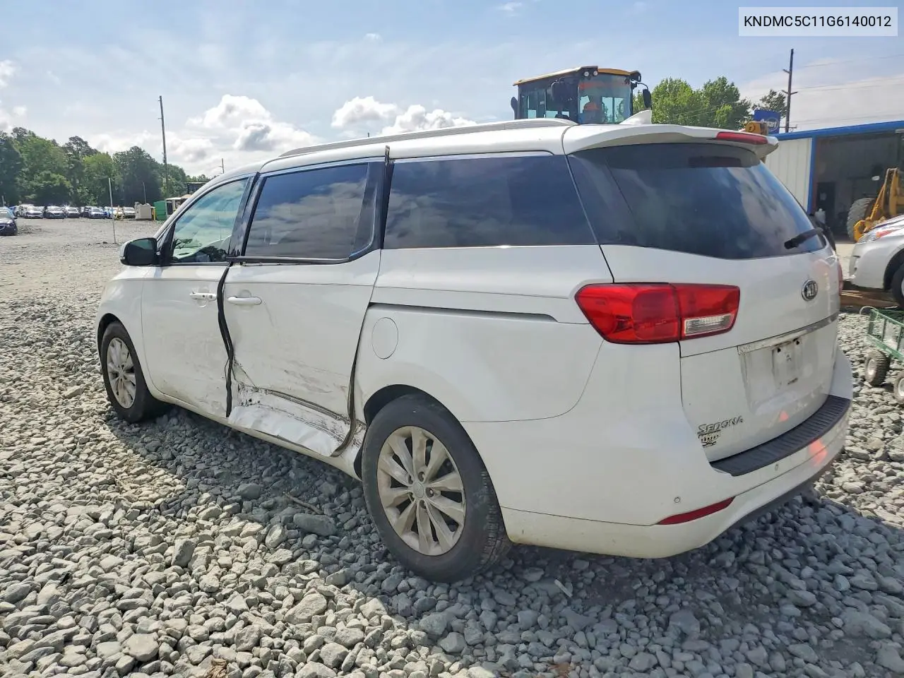 2016 Kia Sedona Ex VIN: KNDMC5C11G6140012 Lot: 73345435