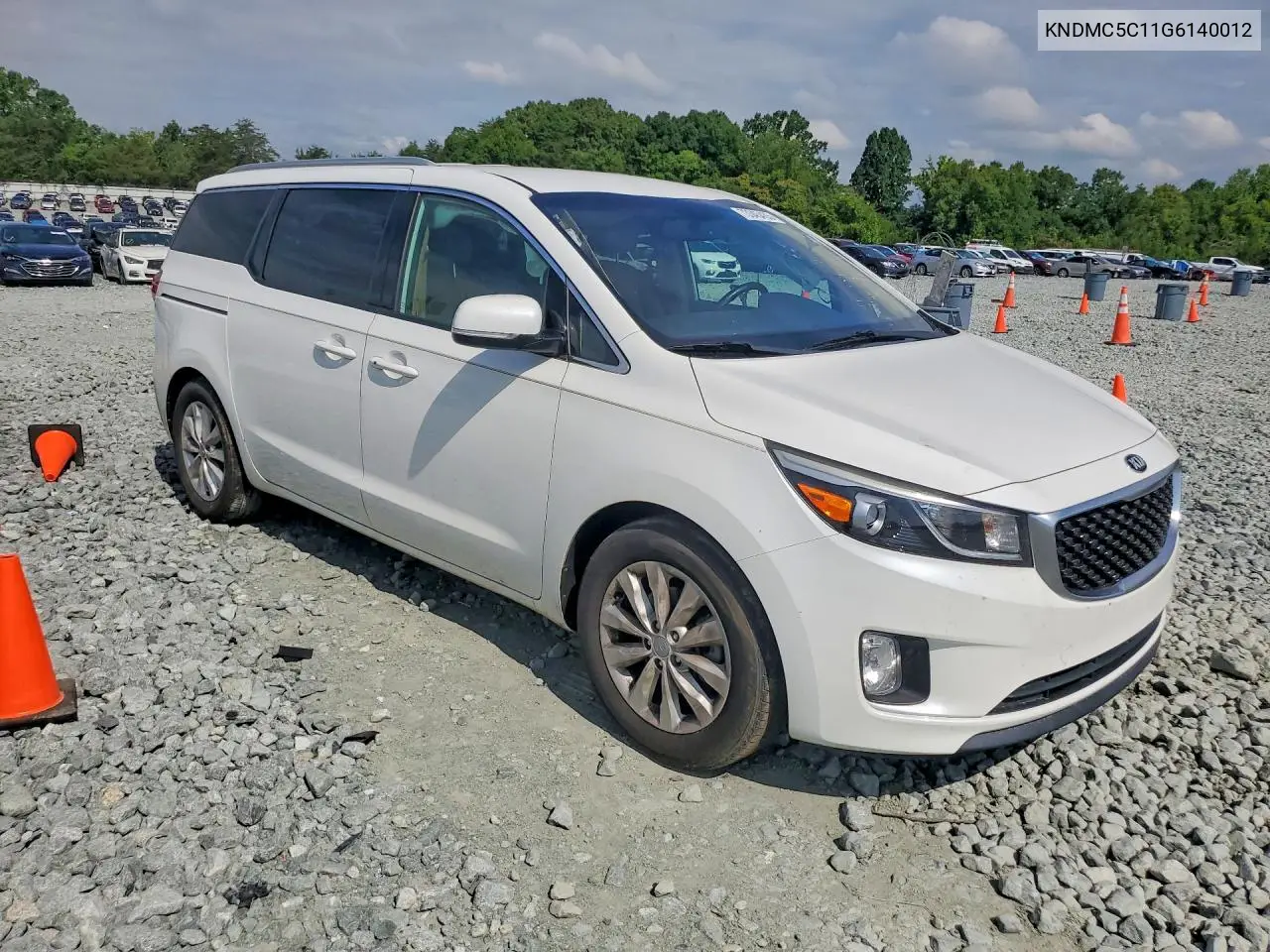 2016 Kia Sedona Ex VIN: KNDMC5C11G6140012 Lot: 73345435