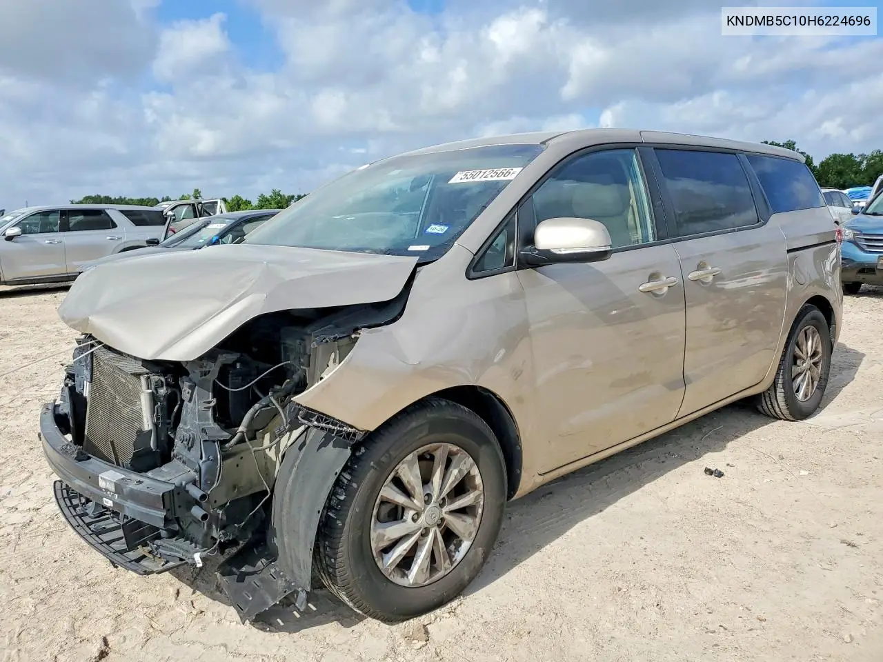 2017 Kia Sedona Lx VIN: KNDMB5C10H6224696 Lot: 55012566