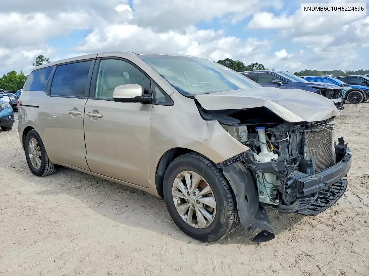 2017 Kia Sedona Lx VIN: KNDMB5C10H6224696 Lot: 55012566