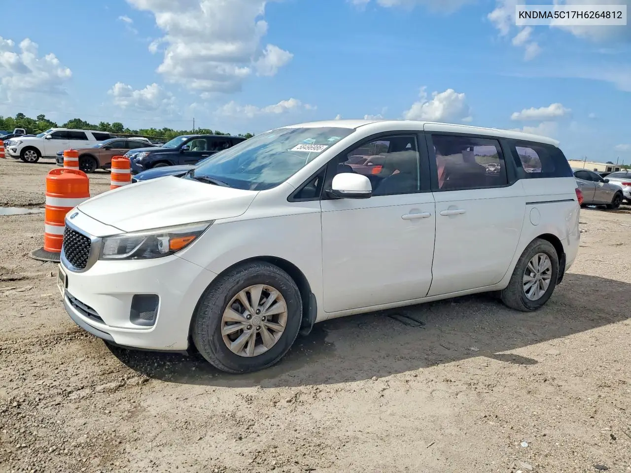 2017 Kia Sedona L VIN: KNDMA5C17H6264812 Lot: 58496986