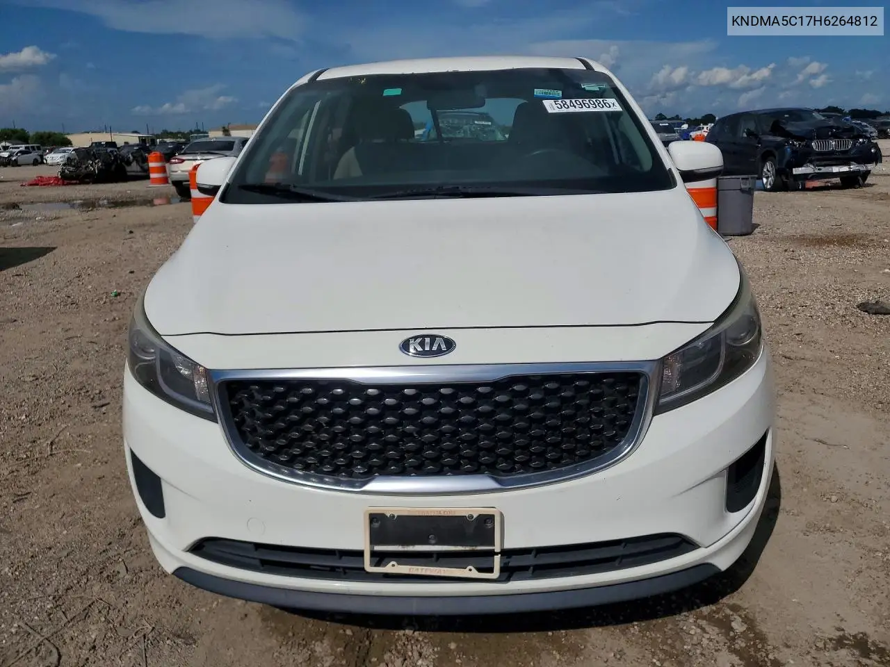 2017 Kia Sedona L VIN: KNDMA5C17H6264812 Lot: 58496986
