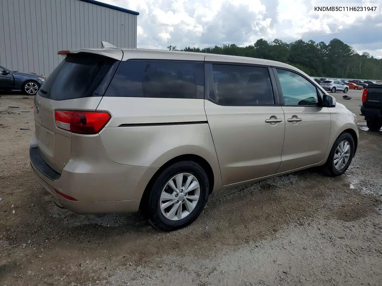 2017 Kia Sedona Lx VIN: KNDMB5C11H6231947 Lot: 58557456