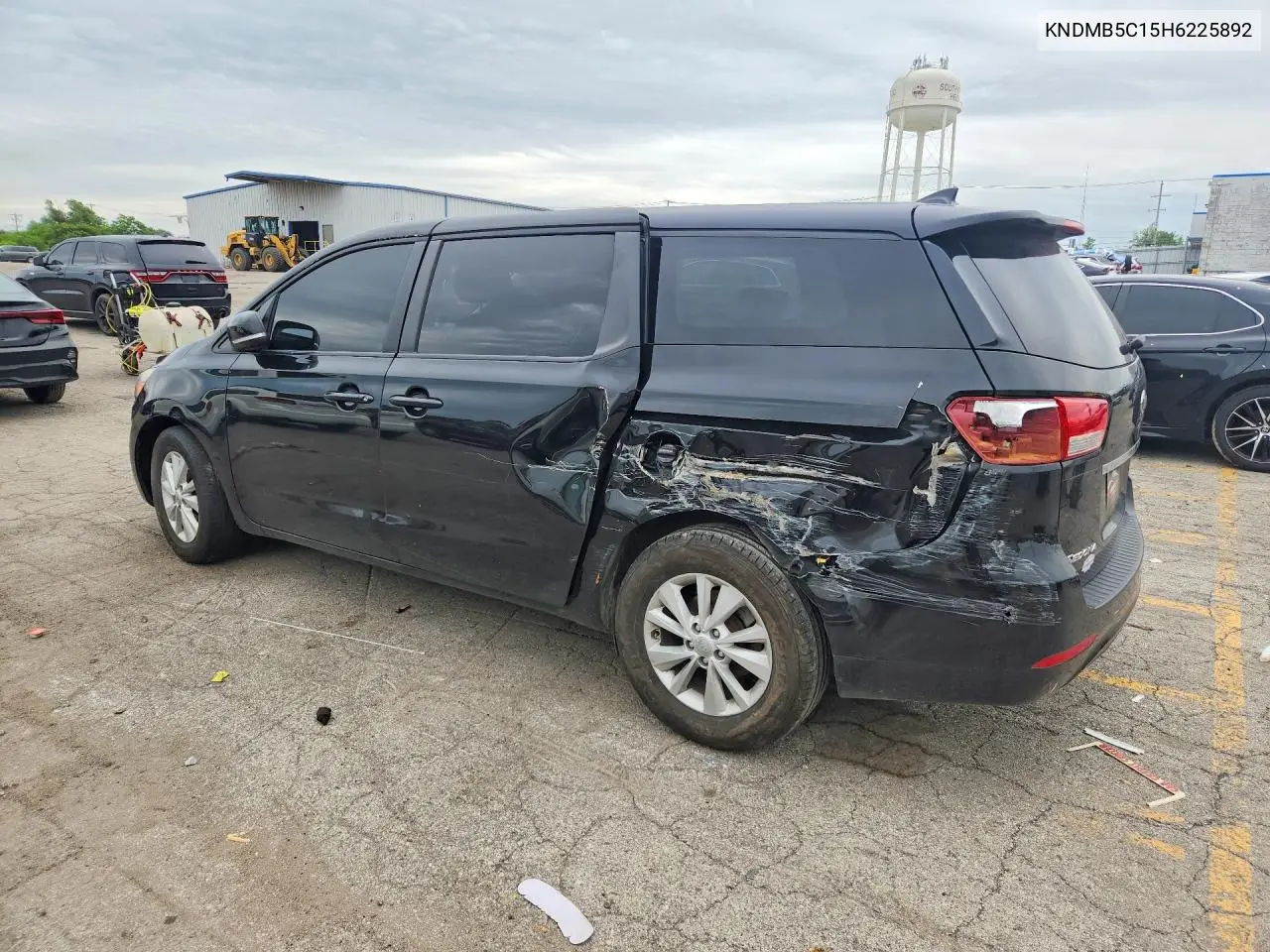 2017 Kia Sedona Lx VIN: KNDMB5C15H6225892 Lot: 58648296