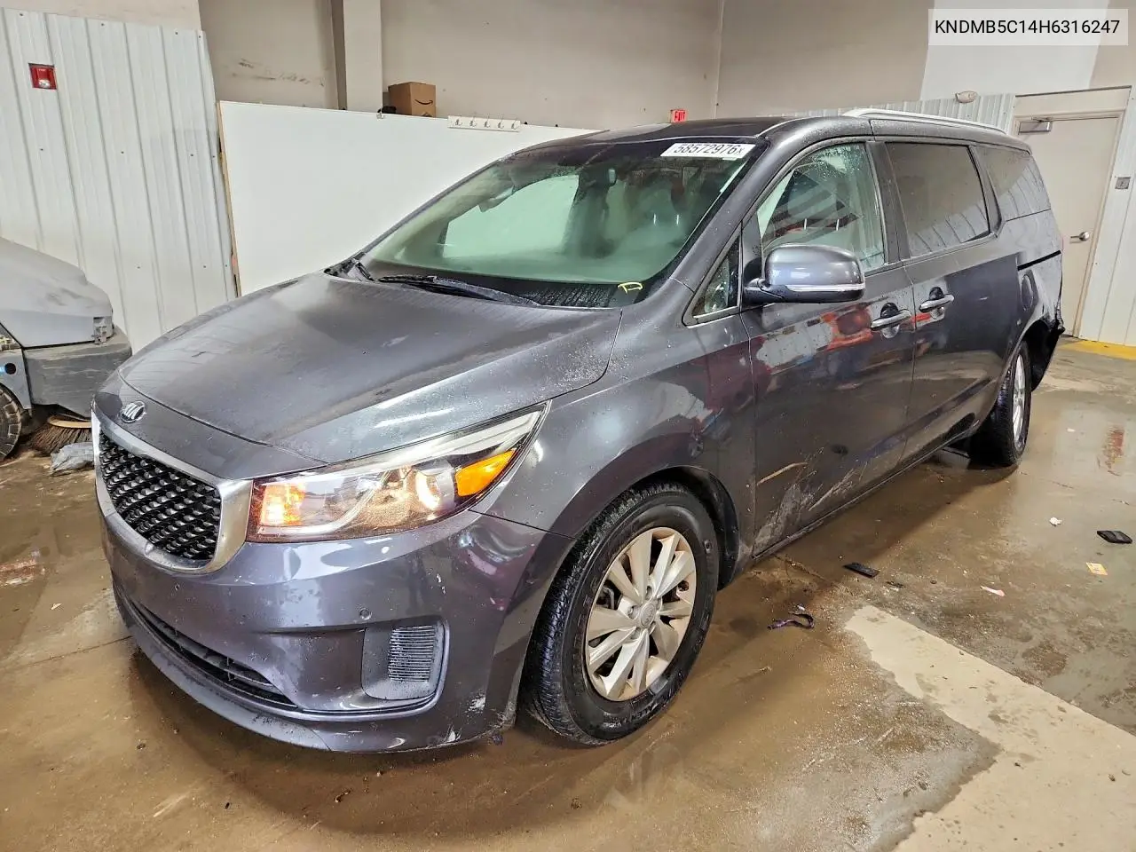2017 Kia Sedona Lx VIN: KNDMB5C14H6316247 Lot: 59038766
