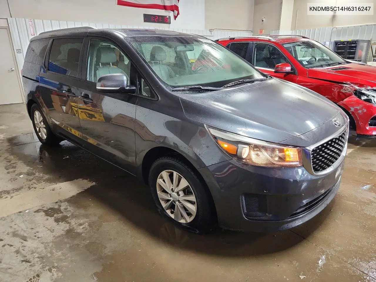 2017 Kia Sedona Lx VIN: KNDMB5C14H6316247 Lot: 59038766