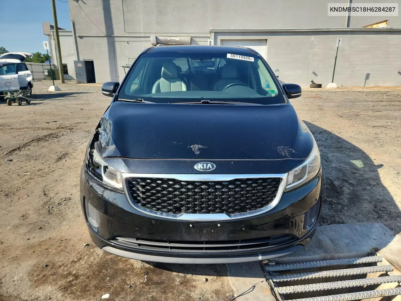 2017 Kia Sedona Lx VIN: KNDMB5C18H6284287 Lot: 59119926
