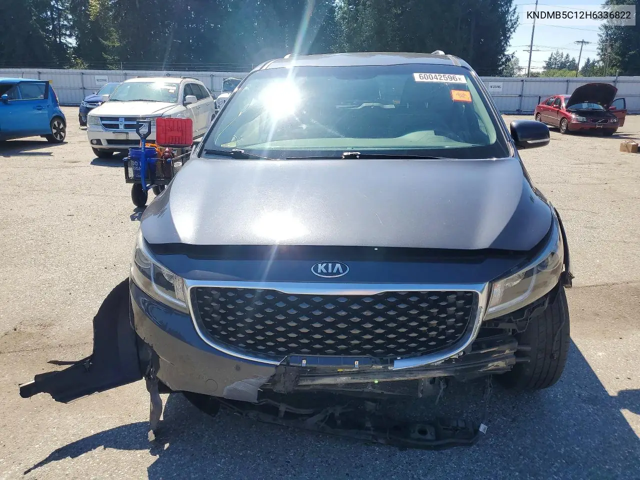 2017 Kia Sedona Lx VIN: KNDMB5C12H6336822 Lot: 60042596
