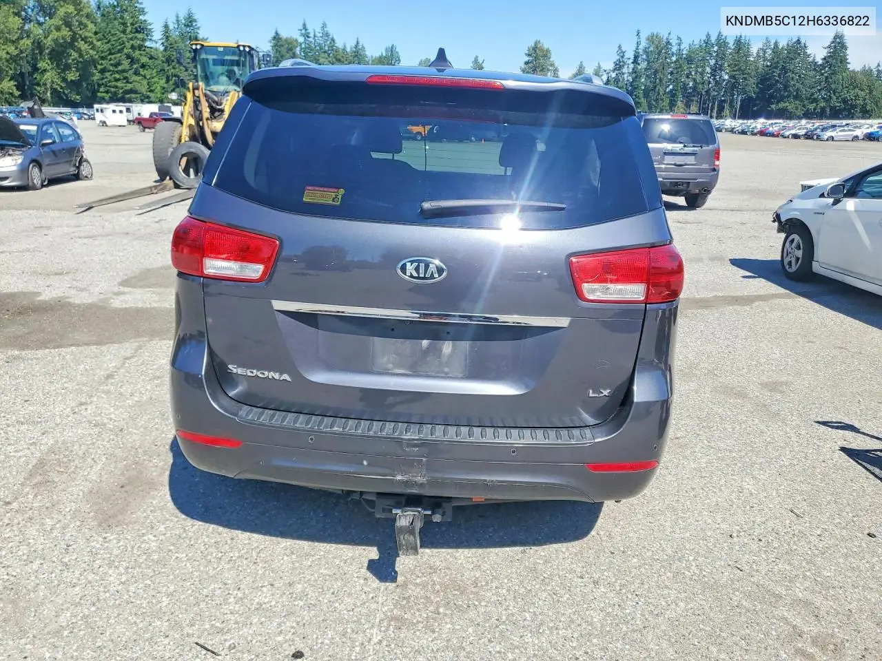 2017 Kia Sedona Lx VIN: KNDMB5C12H6336822 Lot: 60042596