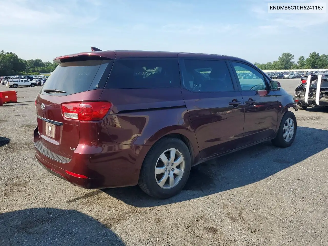 2017 Kia Sedona Lx VIN: KNDMB5C10H6241157 Lot: 60230956