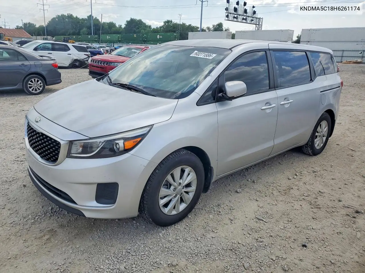2017 Kia Sedona L VIN: KNDMA5C18H6261174 Lot: 60271886