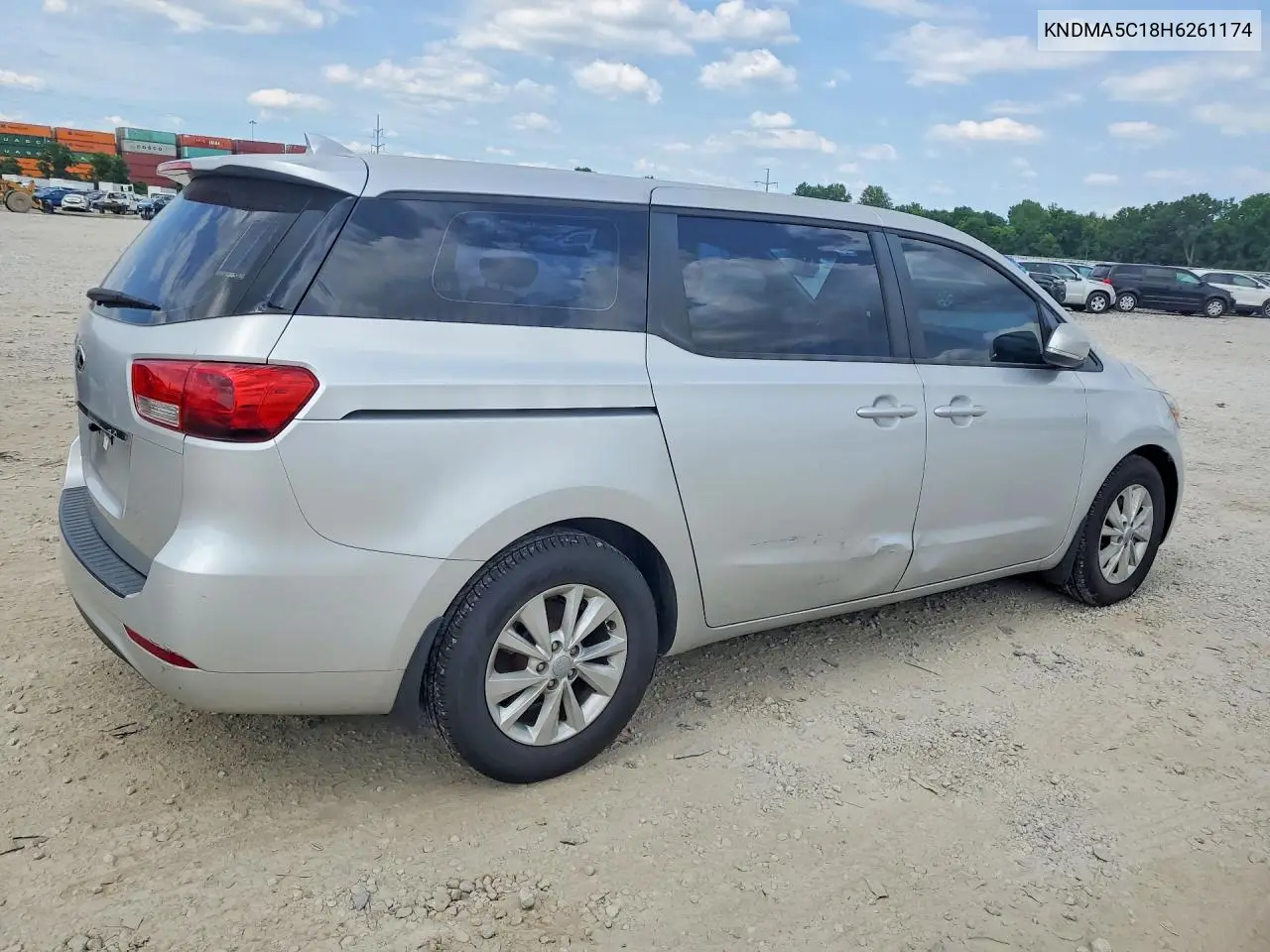 2017 Kia Sedona L VIN: KNDMA5C18H6261174 Lot: 60271886
