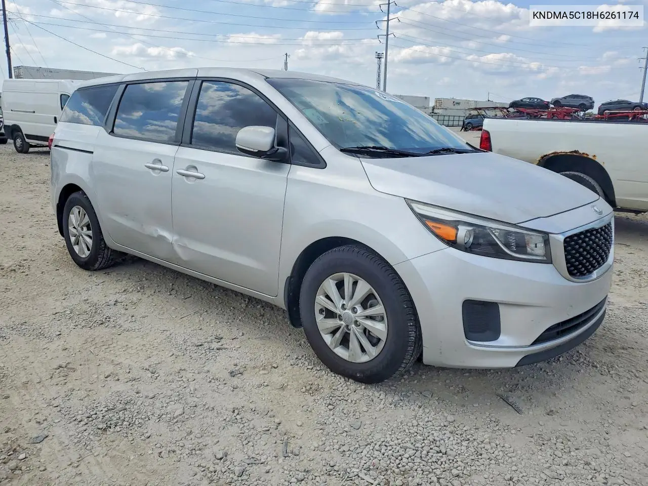 2017 Kia Sedona L VIN: KNDMA5C18H6261174 Lot: 60271886