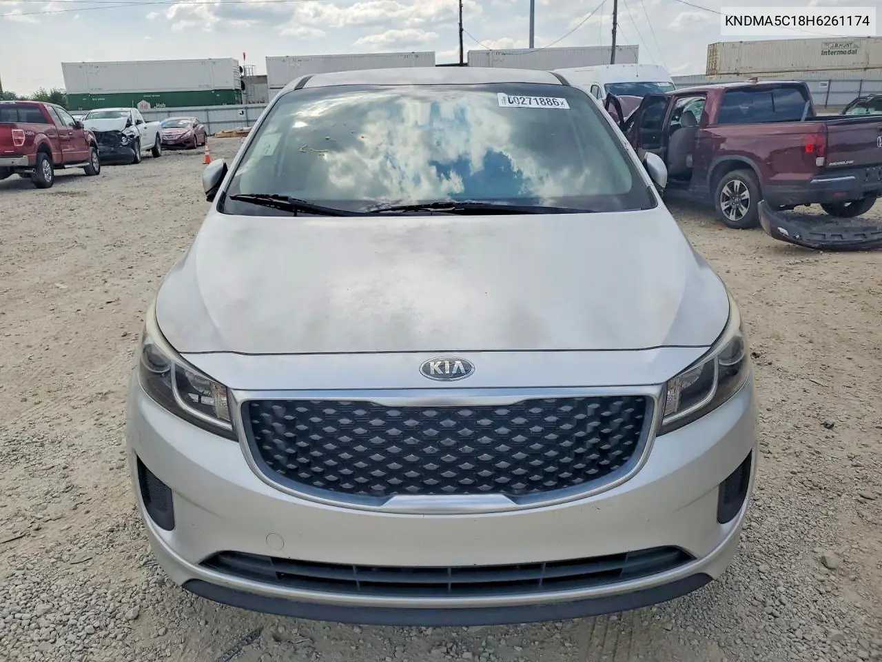 2017 Kia Sedona L VIN: KNDMA5C18H6261174 Lot: 60271886