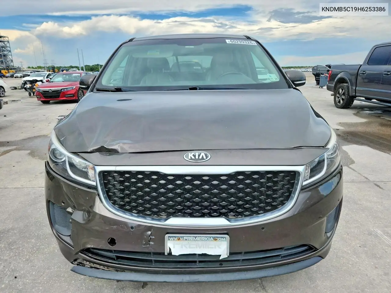 2017 Kia Sedona Lx VIN: KNDMB5C19H6253386 Lot: 60299326
