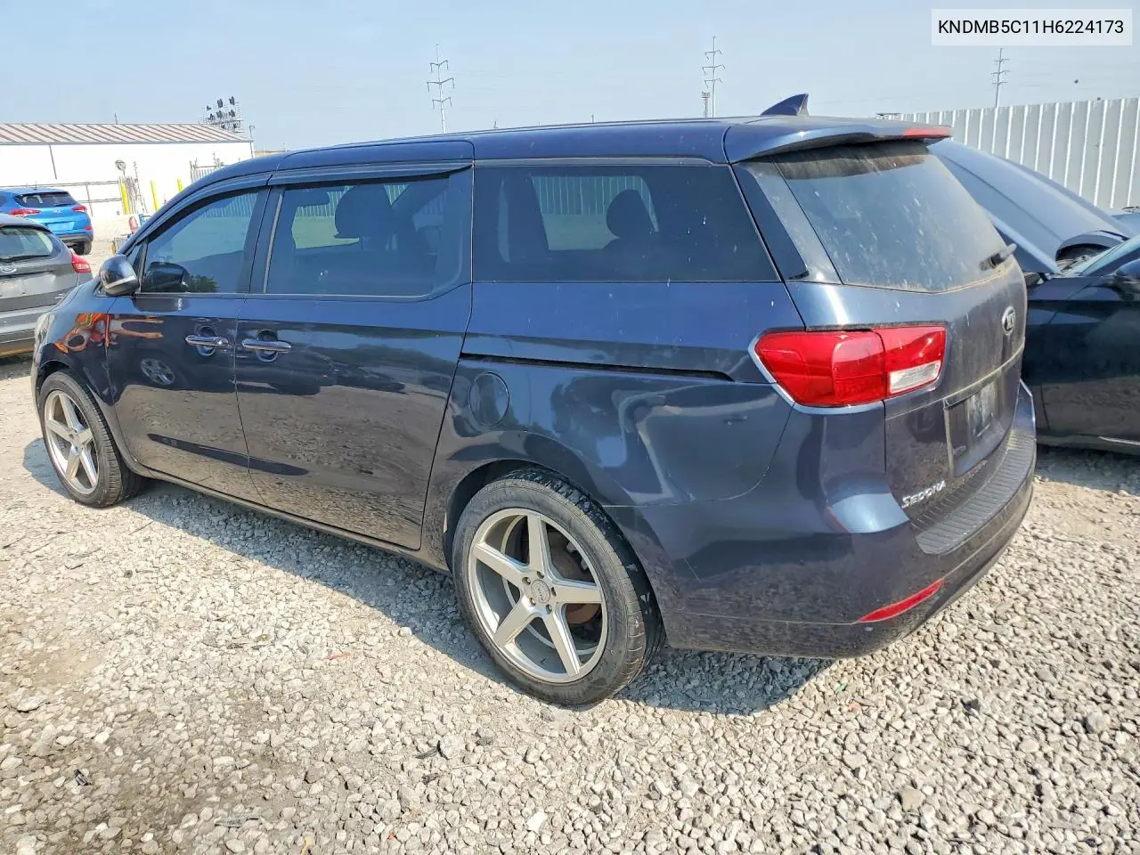 2017 Kia Sedona Lx VIN: KNDMB5C11H6224173 Lot: 60396876