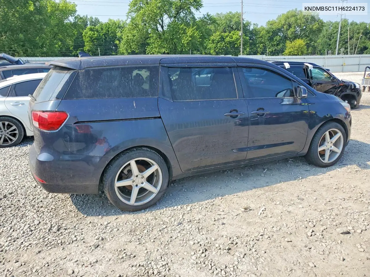 2017 Kia Sedona Lx VIN: KNDMB5C11H6224173 Lot: 60396876